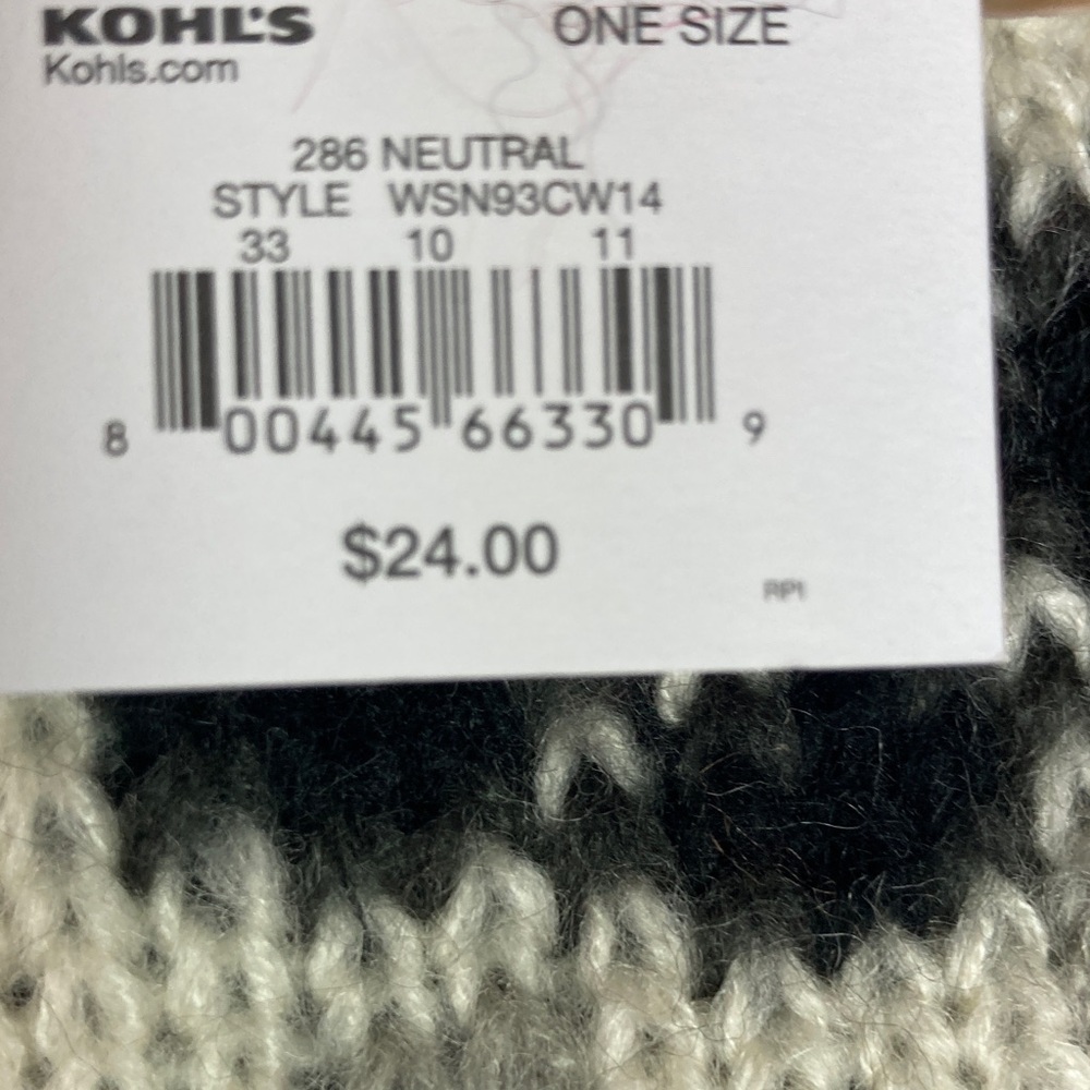 Sonoma Super cozy hat w pom & mittens retro boho vibe soft cozy yarns - Picture 16 of 17
